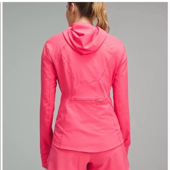 lululemon Glaze Pink Lightweight Mist over Windbreaker Hoodie Jacket - Picture 5 of 12